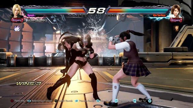 DARK_MAIDEN "Tekken'King" Nina Williams - TEKKEN 7 | Nina (Nymph) vs Asuka смотреть онлайн