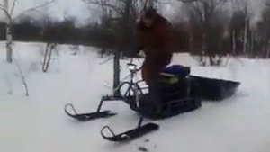 Бурлак М с лыжным модулем  15 л.с