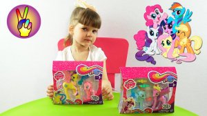 Май Литл Пони игрушки Распаковка My Little Pony Пинки Пай и принцесса Голд Лили. Victoria Play