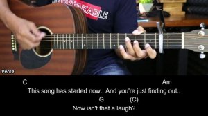 End Of Beginning - Djo | EASY Guitar Tutorial with Chords / Lyrics - Guitar Lessons