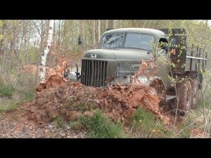 Советский грузовик ЗиЛ-157 на бездорожье! Так ли хорош он на бездорожье?