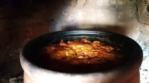 ммм...ТОМЛЁНАЯ ГОВЯДИНА С КИШОЧКАМИ В РУССКОЙ ПЕЧИ