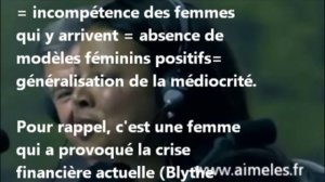 Le féminisme sauce médef.