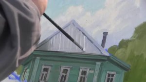 Художник Артём Пучков Пленэр в Переславле Этюд маслом Видеоуроки живописи 1