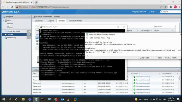 How to Add A USB Disk as VMFS Datastore in ESXi 7.02 || VMware смотреть онлайн