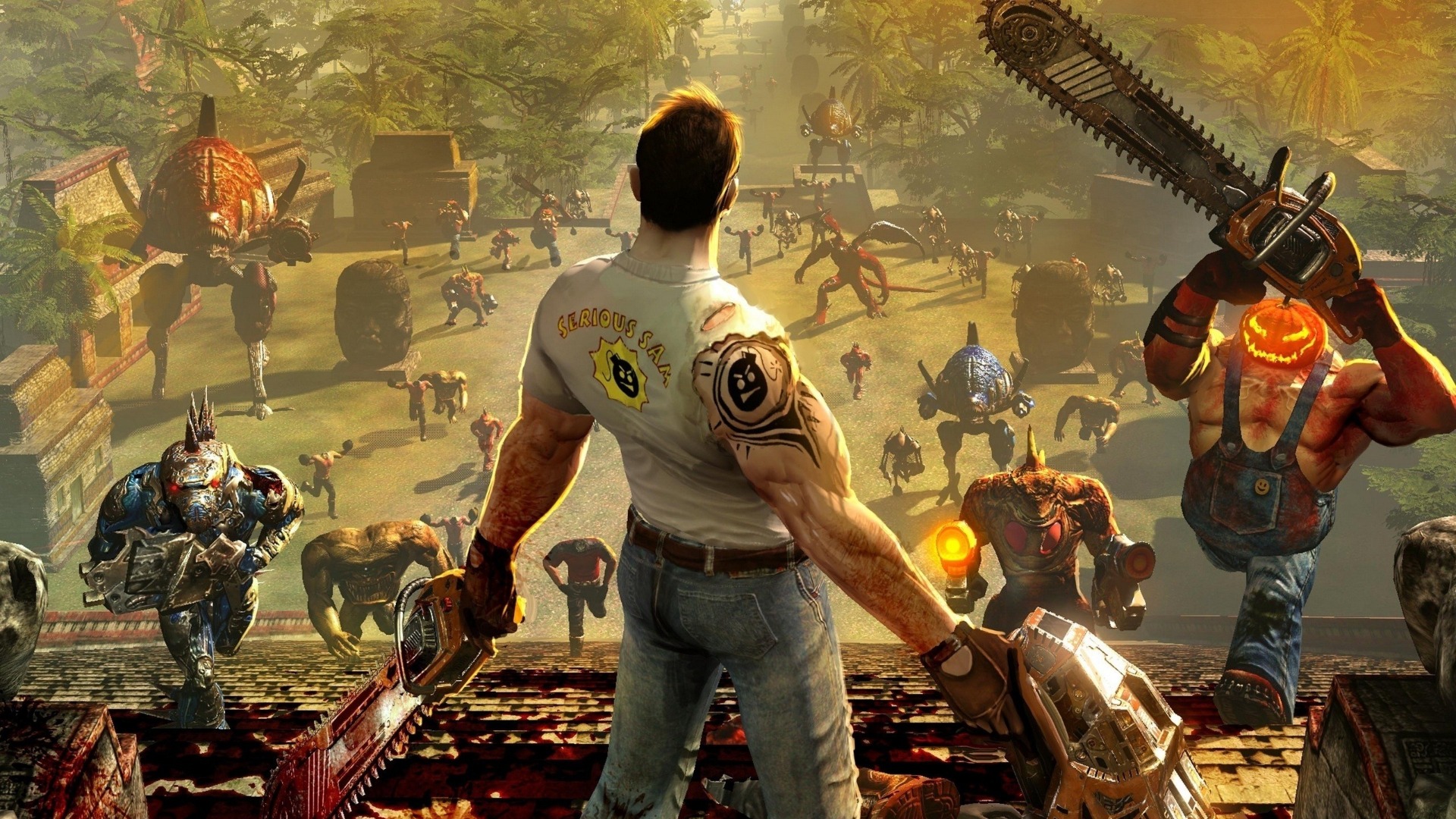 Как нарисовать serious sam