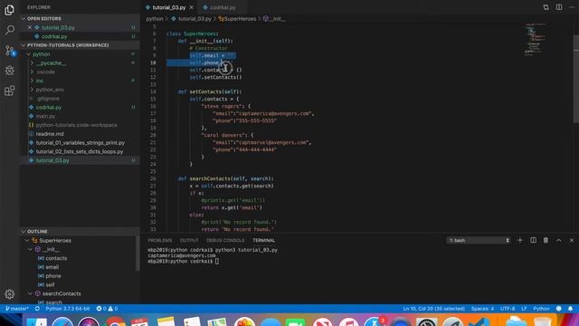 Python 3 Tutorial: Class, Methods, Importing Classes, and Lambdas