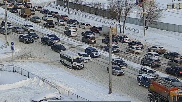 💥Пробка в г. Челябинске по Копейскому шоссе .💥 смотреть онлайн