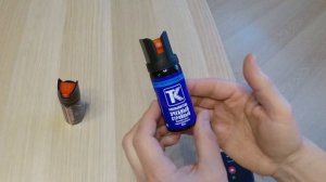 Учебный струйный баллончик - имитирует работу газового баллончика "Шпага"