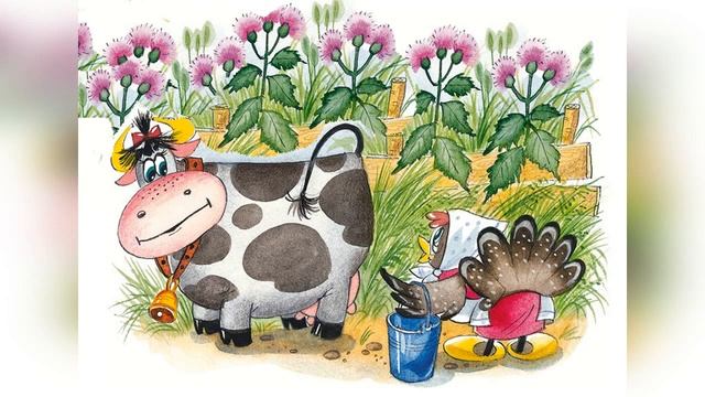 Читаем детям: Сказка «Петушок и бобовое зернышко» смотреть онлайн