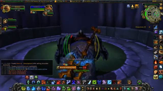 Let's Stream! - World of Warcraft - Shammy and Warlock dungeoning and questing смотреть онлайн