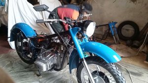 перший запуск мого мотоцикла "Днепр-11" проект "Ровесник" / первый запуск мотоцикла Днепр-11