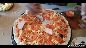 Пицца, Pizza, Պիցցա, по домашнему очень вкусный и аппетитный вариант