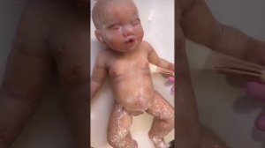 Убираем блеск с куклы Реборн. Матирование!