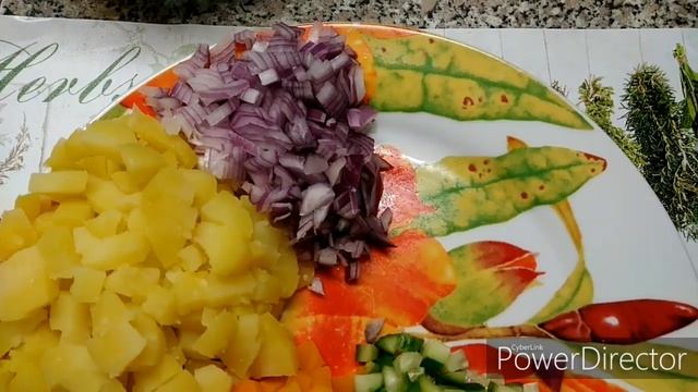Мясной салат,идея для ужина?