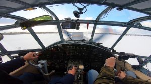 Взлет на самолете Ан-2 глазами пилота.