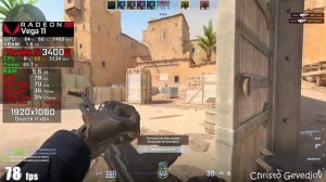 Counter Strike 2 - Ryzen 3 3200G Vega 8 - Ryzen 5 3400G Vega 11 - Athlon 3000G Vega 3