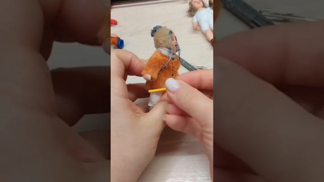 Учу лепить миниатюрные игрушки❤️ 
старт 5-го потока курса «Живая игрушка» 23 сентября!