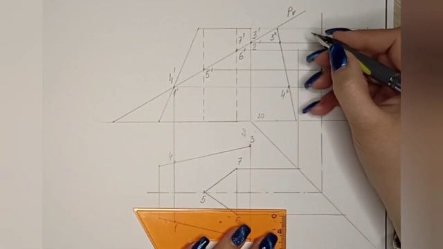 Задание 43 вариант 20 Как построить НВ фигуры сечения смотреть онлайн