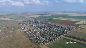 Село Колоски, пригород Евпатории, Республика Крым, купить дома, участки вид с высоты птичьего полет