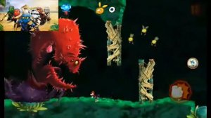Rayman jungle run all bosses no damage