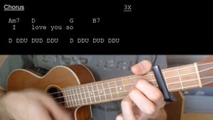 The Walters – I Love You So EASY Ukulele Tutorial With Chords / Lyrics