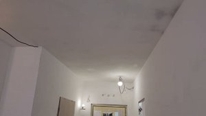Декоративная штукатурка на потолок из финишной шпаклевки.