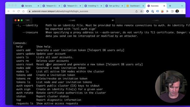 Administering your Teleport Cluster using tctl on Mac смотреть онлайн