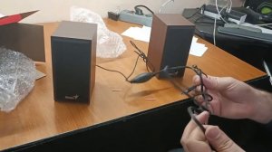 Распаковка и обзор Колонки Genius SP-HF180