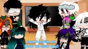Hashira react to Giyuu's AU's||Original||glitch ⚠️warning||Enjoy♡