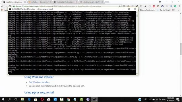 Python selenium || Robot Framework Installation || Robot framework Ride