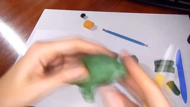 ТРИЦЕРАТОПС - лепка динозавра - Modeling clay