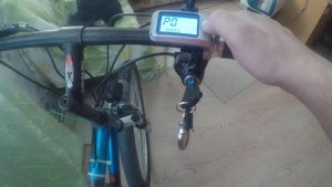 Настройки ручки газа с дисплеем для электровелосипеда