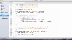 Grunt Tutorial - #14 - Creating Tasks