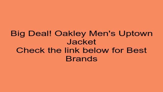 Oakley Men's Uptown Jacket Review смотреть онлайн