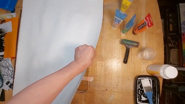 Collage gelli print and its ghost print смотреть онлайн