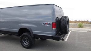 1998 FORD E350 CARGO EXTENDED 7.3 DIESEL VAN 4X4