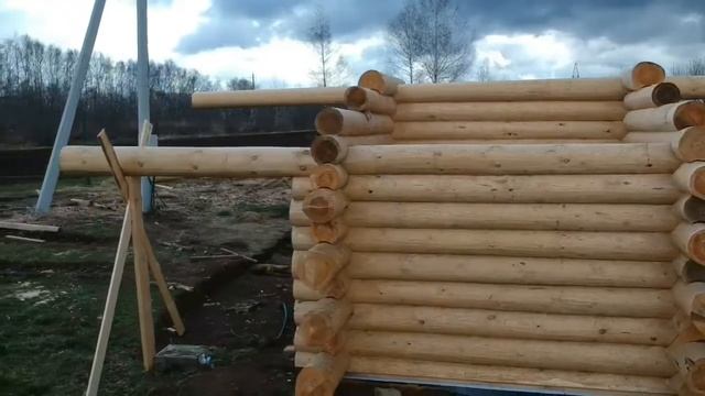 Канадский сруб бани смотреть онлайн