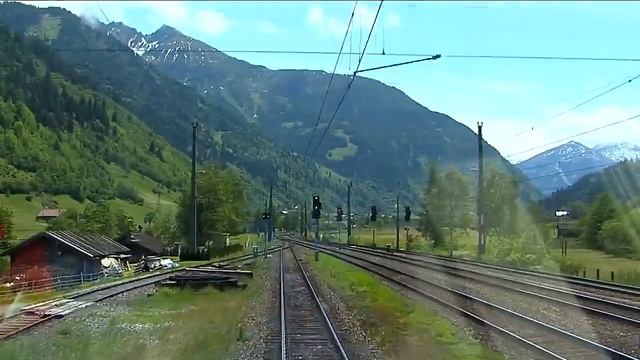 Amazing Views - Cabride On Tauern Railway, Austria | Führerstandsmitfahrt Tauernbahn ÖBB Taurus