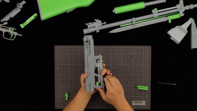 3D print toys SKS blowback kit смотреть онлайн