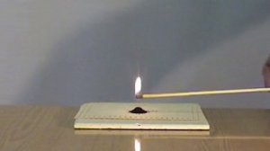Горение черного пороха