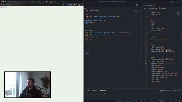 How To Build A Modal With React JS смотреть онлайн