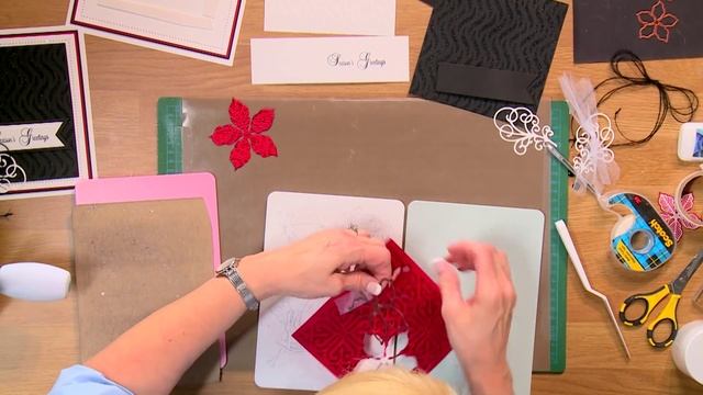 Crafting My Style With Sue Wilson - Sparkling Poinsettia For Creative Expessions смотреть онлайн