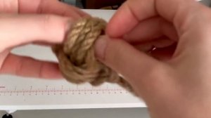 Ручка для корзины из джута. Узел обезьяний кулак. Шар из джута.