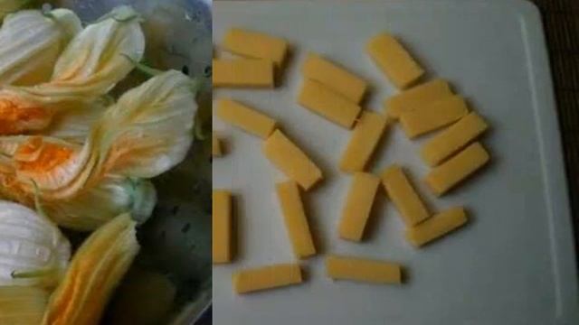 Цветы кабачков в винном кляре смотреть онлайн