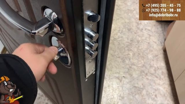 Входная дверь GROFF P3-301 П-28 Темная Вишня BRAVO смотреть онлайн