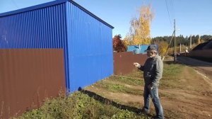 Самодельные ворота с Д.У. от автомобильной сигнализации.