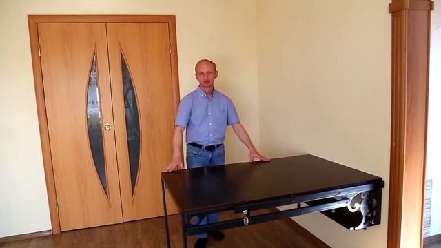 Стол-стеллаж настенный (базовая модель)