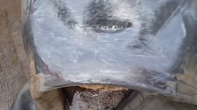 Т25. Ремонт взорвавшейся камеры с минимальными вложениями.