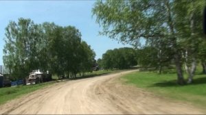 030.К Шайтан-озеру на "буханочке". Дорожные пейзажи. Глухие деревеньки в тайге.